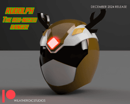 Reindeer Toku Helmet 3d model