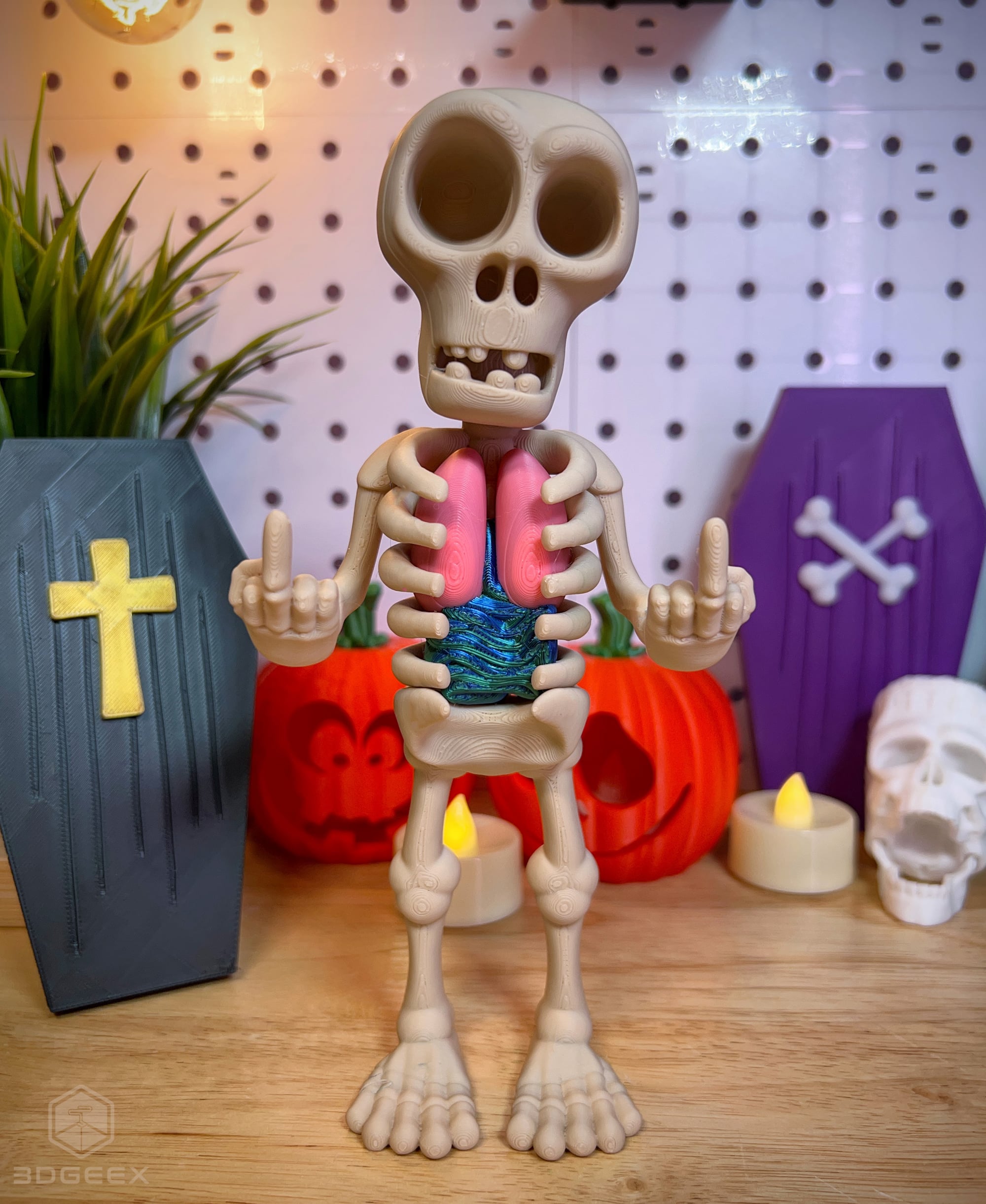 Middle Finger Skeleton 3d model