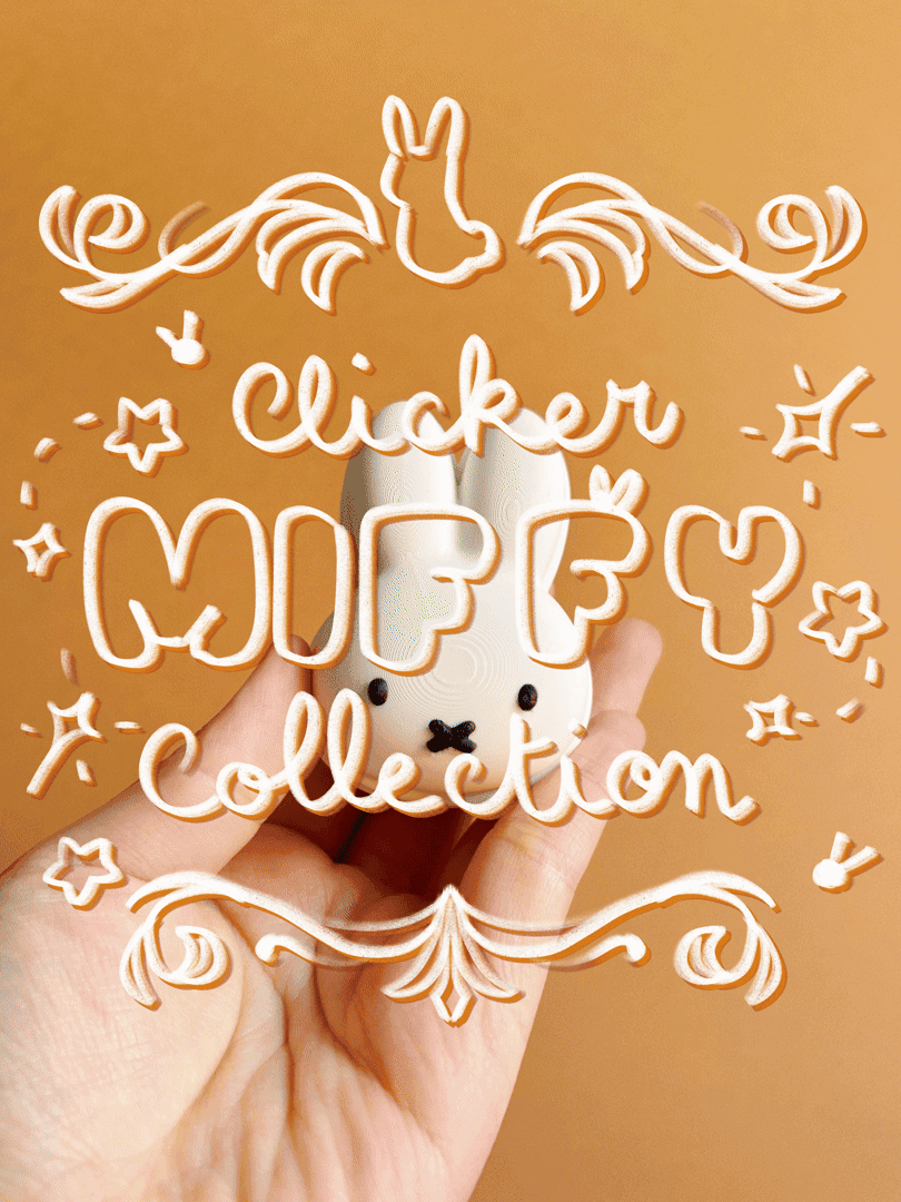 Cute Clicker Miffy Collection | No AMS 3d model