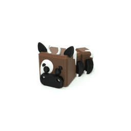 Cute, Flexi Cow (Articulated) 3d model