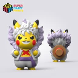 Luffy Gear 5 Pikachu 3d model