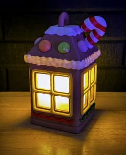 Gingerbread House Lantern 3d model