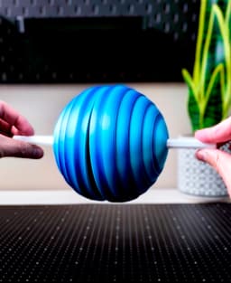 Split Orb - Collapsible Fidget Toy 3d model