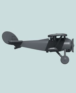 1:144 Nieuport 24 (Vickers) 3d model