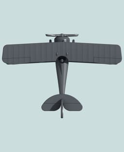 1:144 Nieuport 24 (Vickers) 3d model
