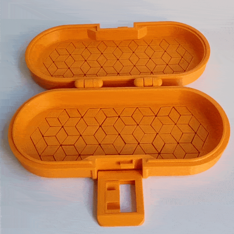 flexible pencil case V2 3d model