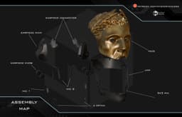 007 First light Bond villain mask 3d model