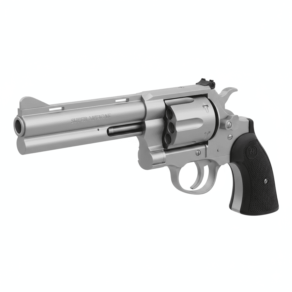 Ruger Super Blackhawk Magnum Revolver 3d model