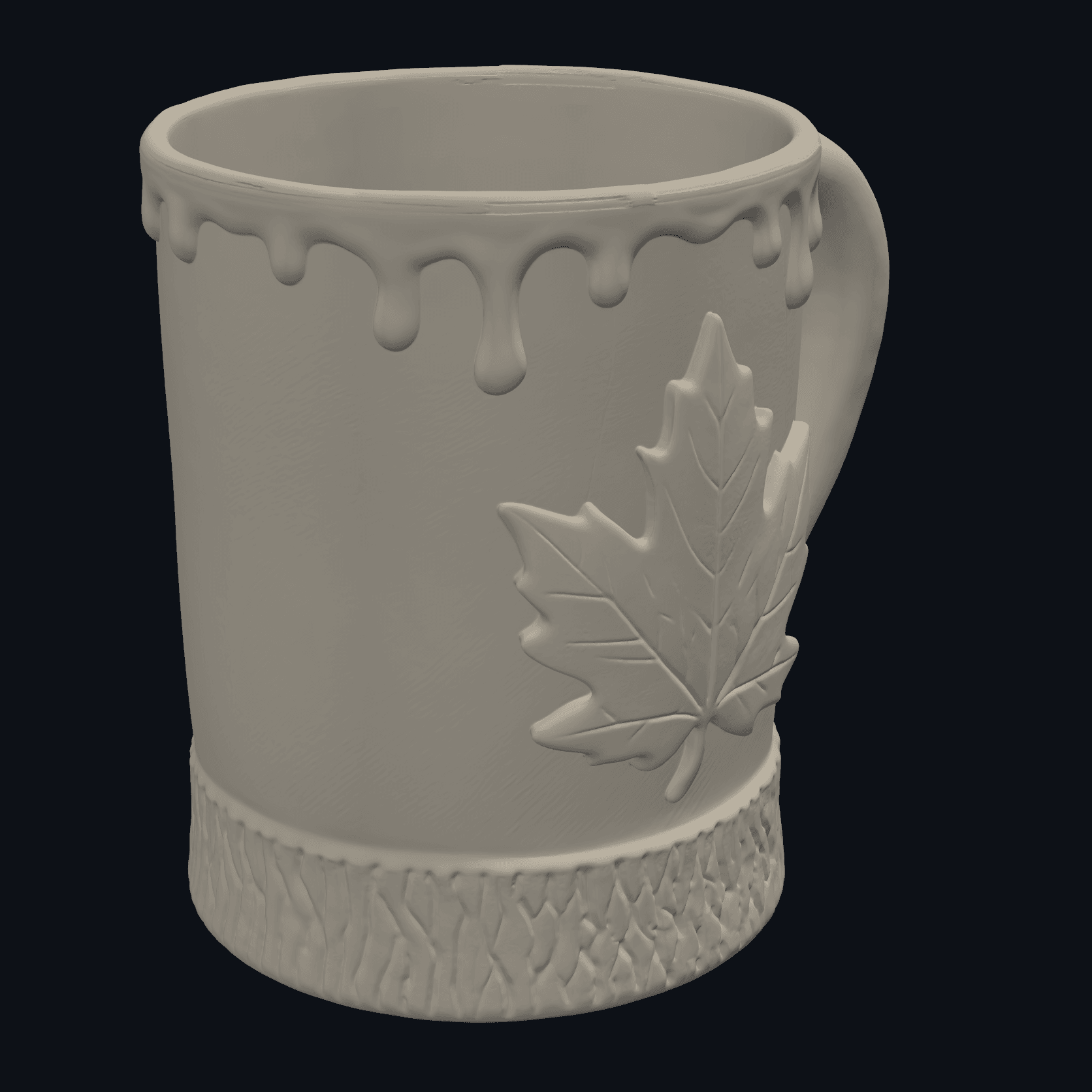 Rustic Maple Syrup Bucket Tall Mug 3d model
