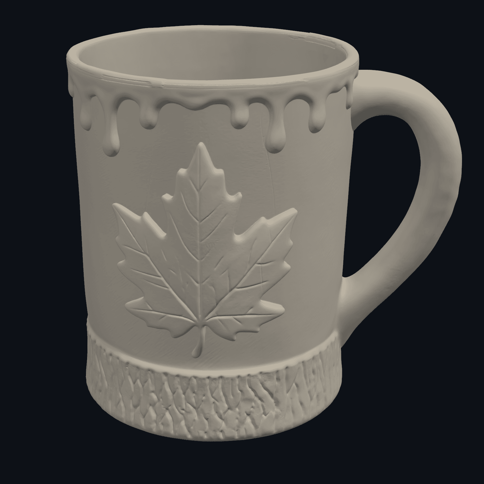 Rustic Maple Syrup Bucket Tall Mug 3d model