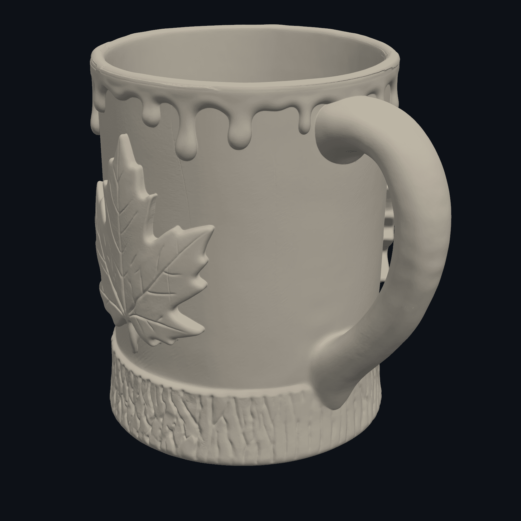 Rustic Maple Syrup Bucket Tall Mug 3d model