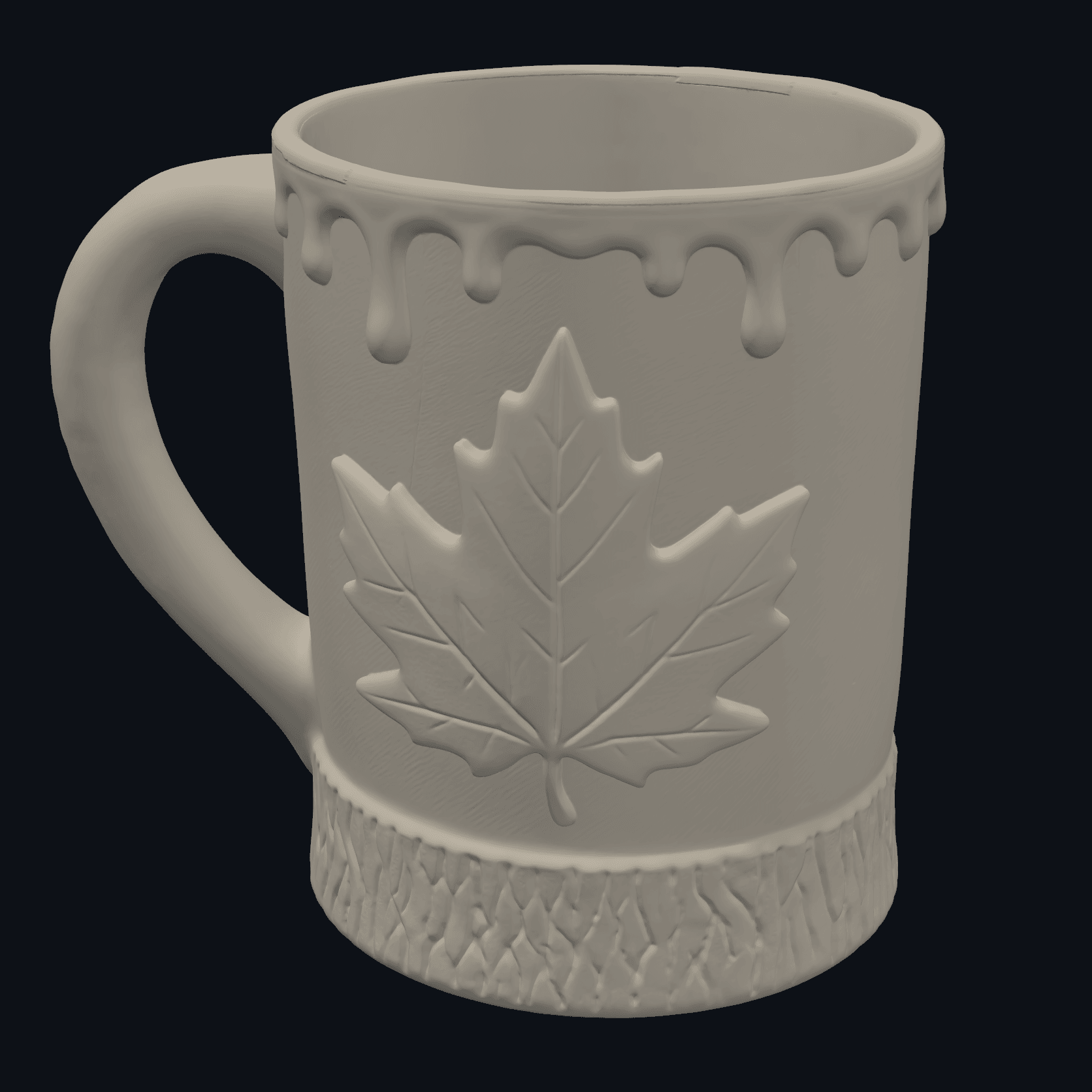 Rustic Maple Syrup Bucket Tall Mug 3d model