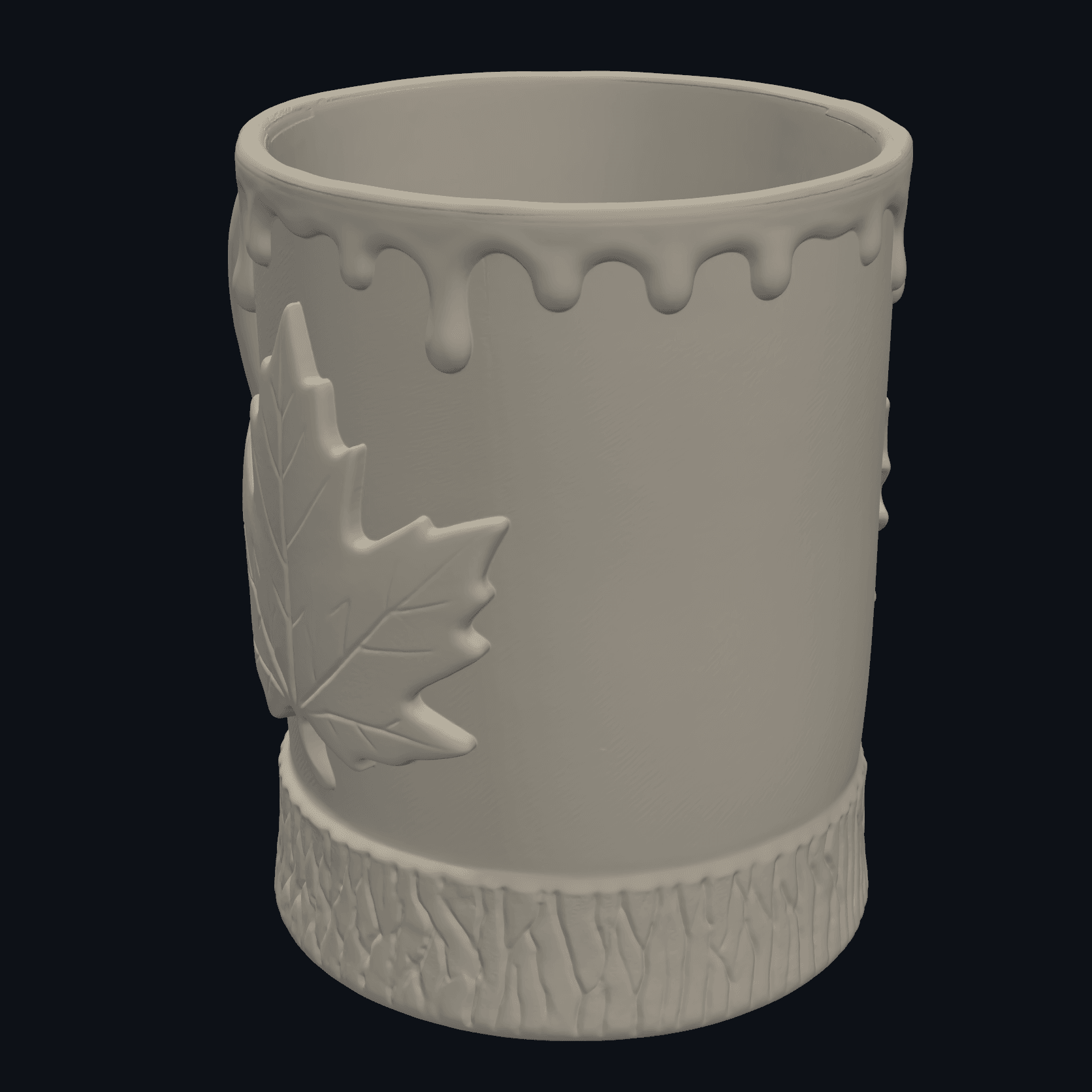 Rustic Maple Syrup Bucket Tall Mug 3d model