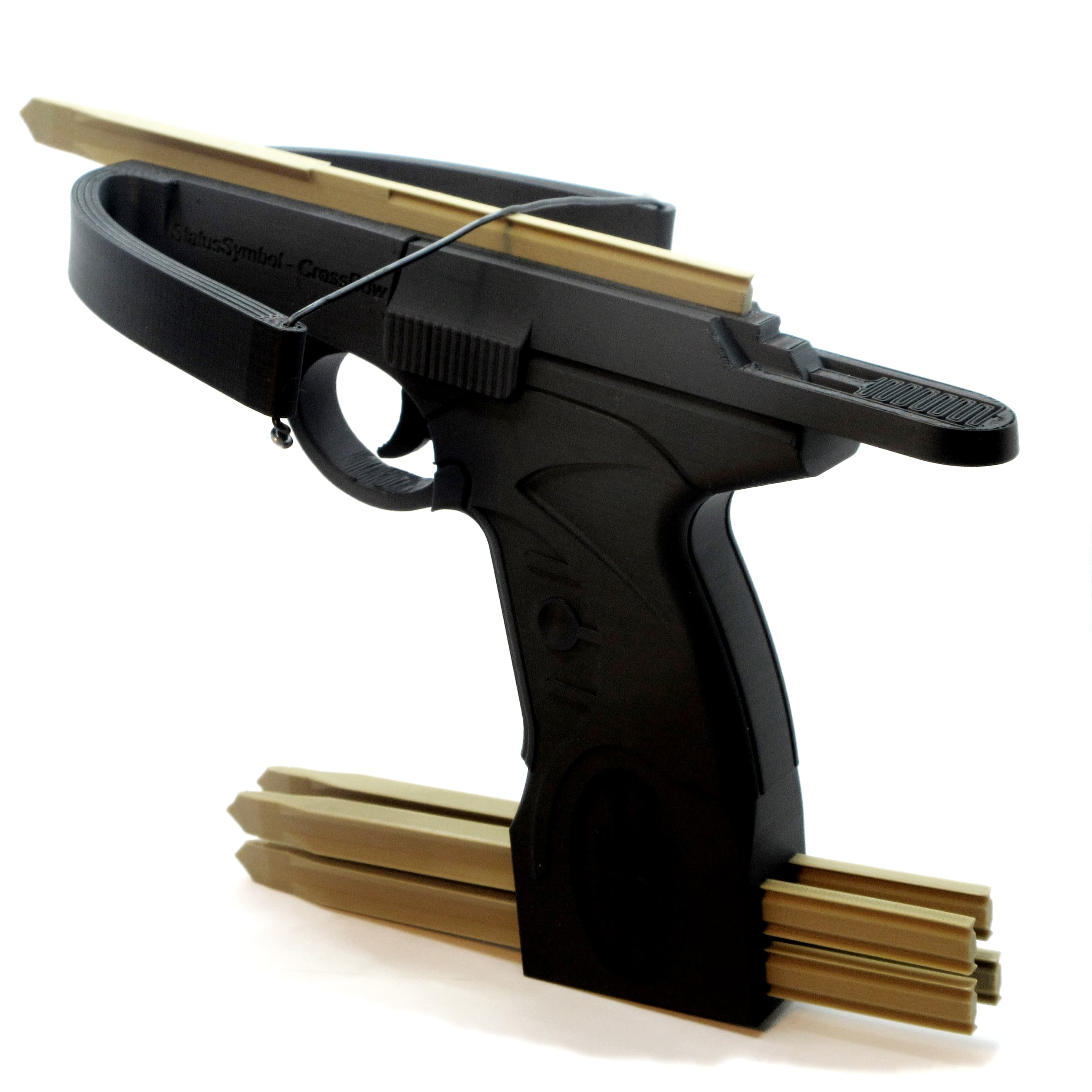 CROSSBOW TOY PRINT IN PLACE - MULTI BLADE SYSTEM 3d model