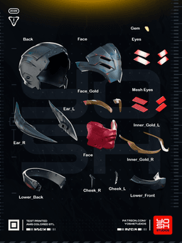 Rivals Infinity Ultron Helmet 3D Printer STL file 3d model