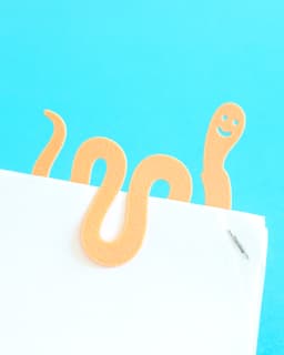 Bookworm // Bookmark, Paperclip 3d model
