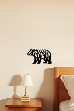 Bear Wall Art, Wall Decor, Home Decor 3d model
