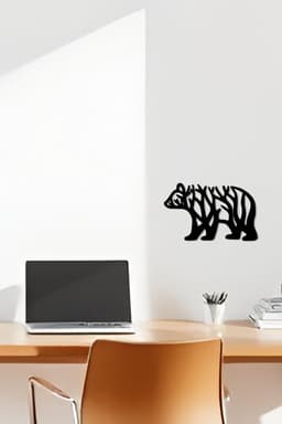 Bear Wall Art, Wall Decor, Home Decor 3d model