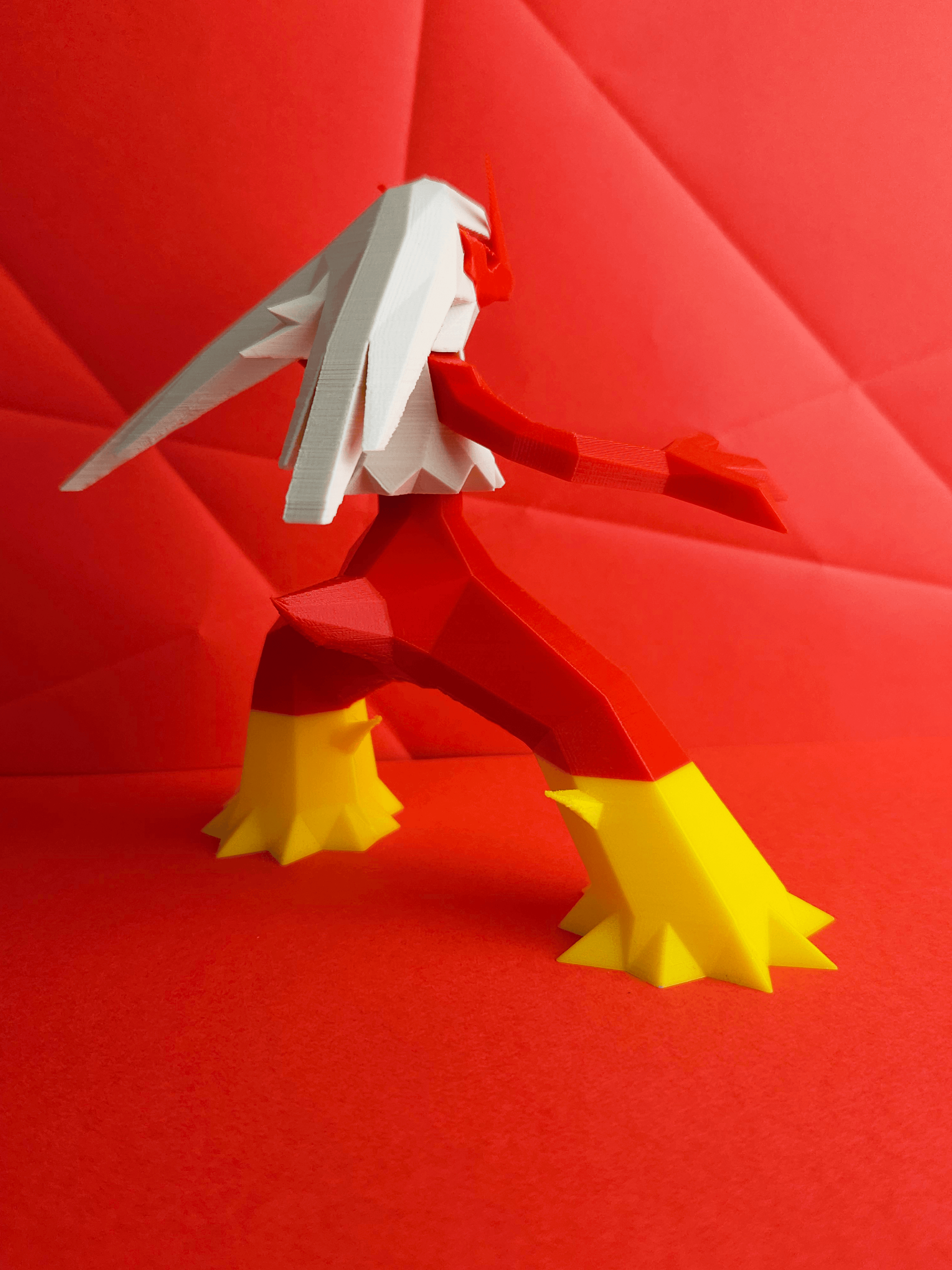 Blaziken Low Poly Pokemon 3d model