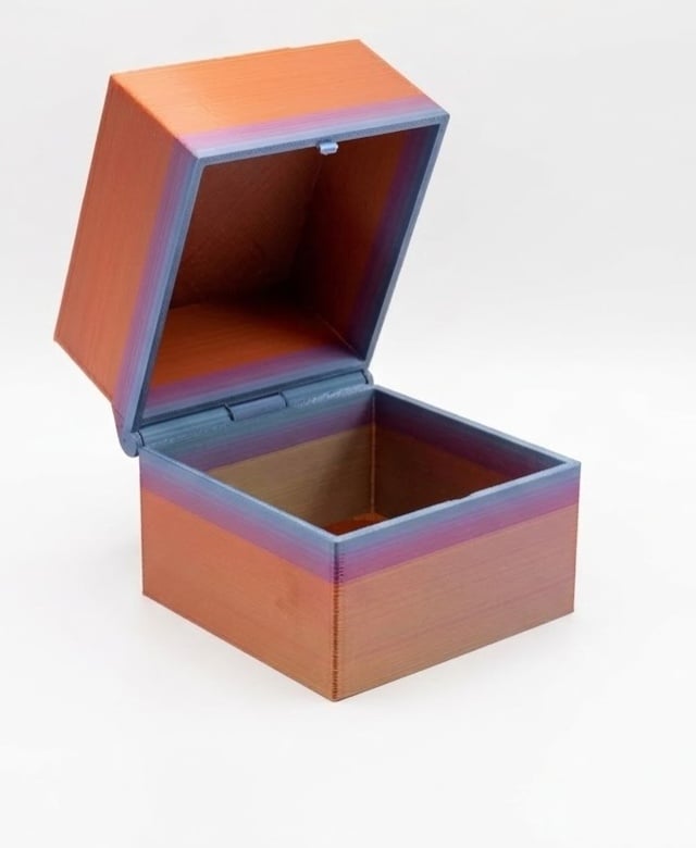 Big Snap Fit Box Blank 100x100 3d model
