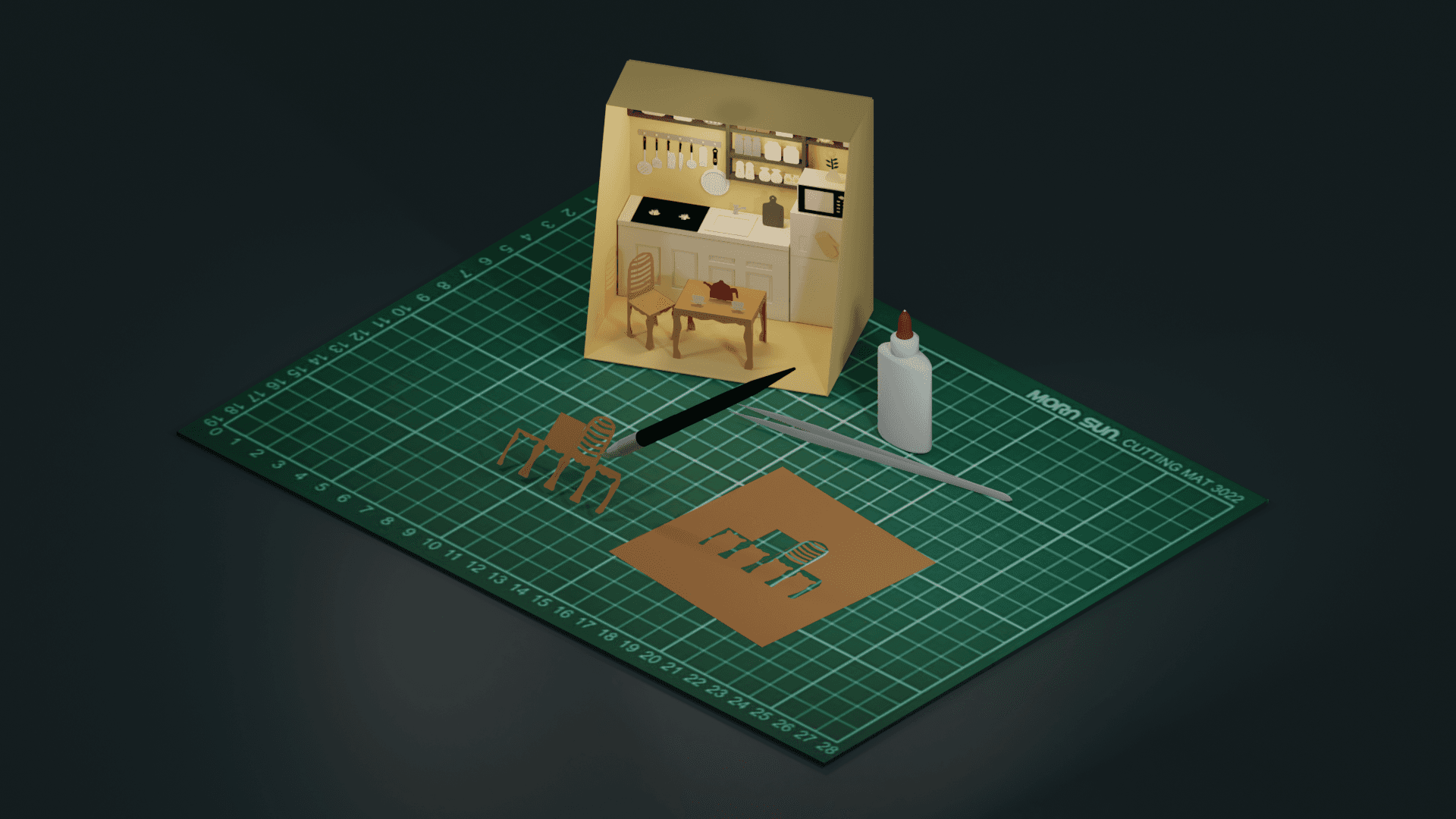 Paper Nano 3d model
