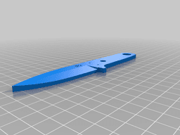 MP Messer Studie 3d model