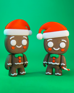 Gingercrumb - Festive, Articulated Gingerbread! 3d model