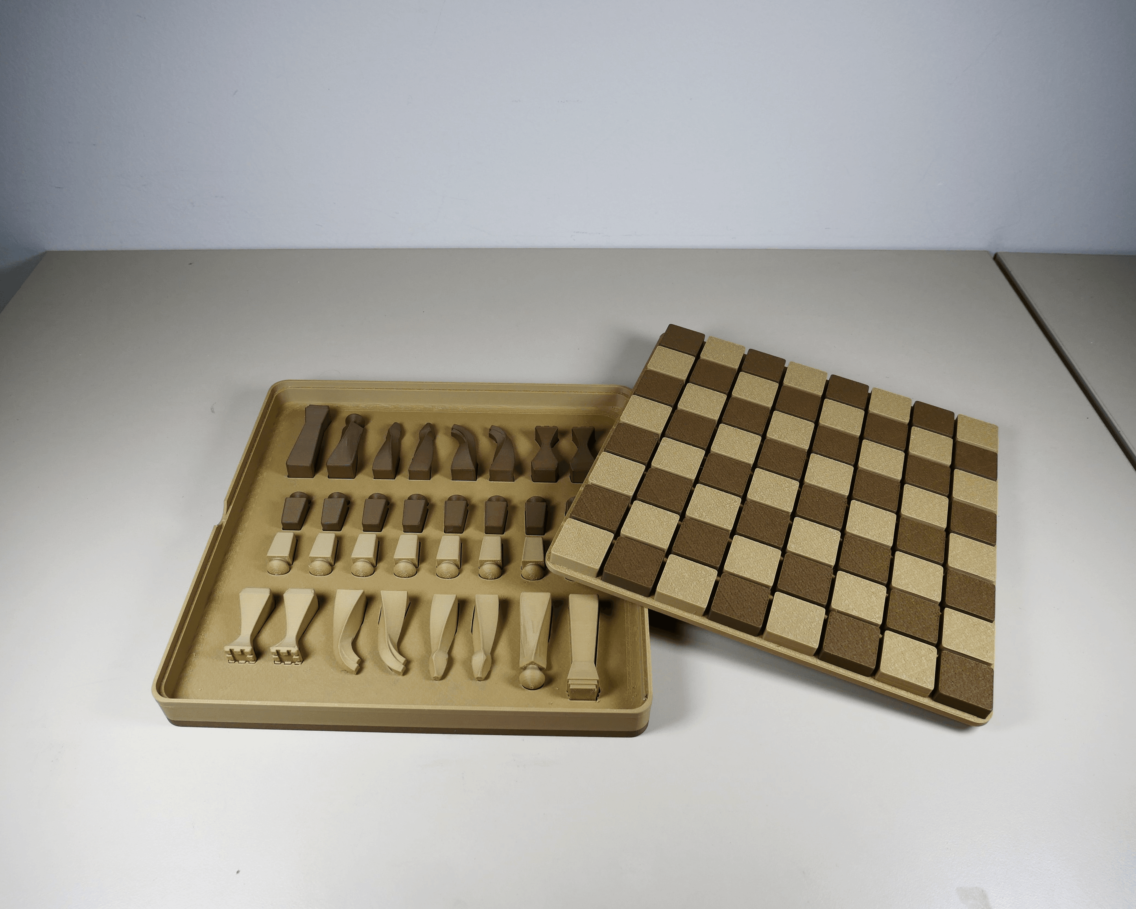 Forma Chess Set with Box 3d model