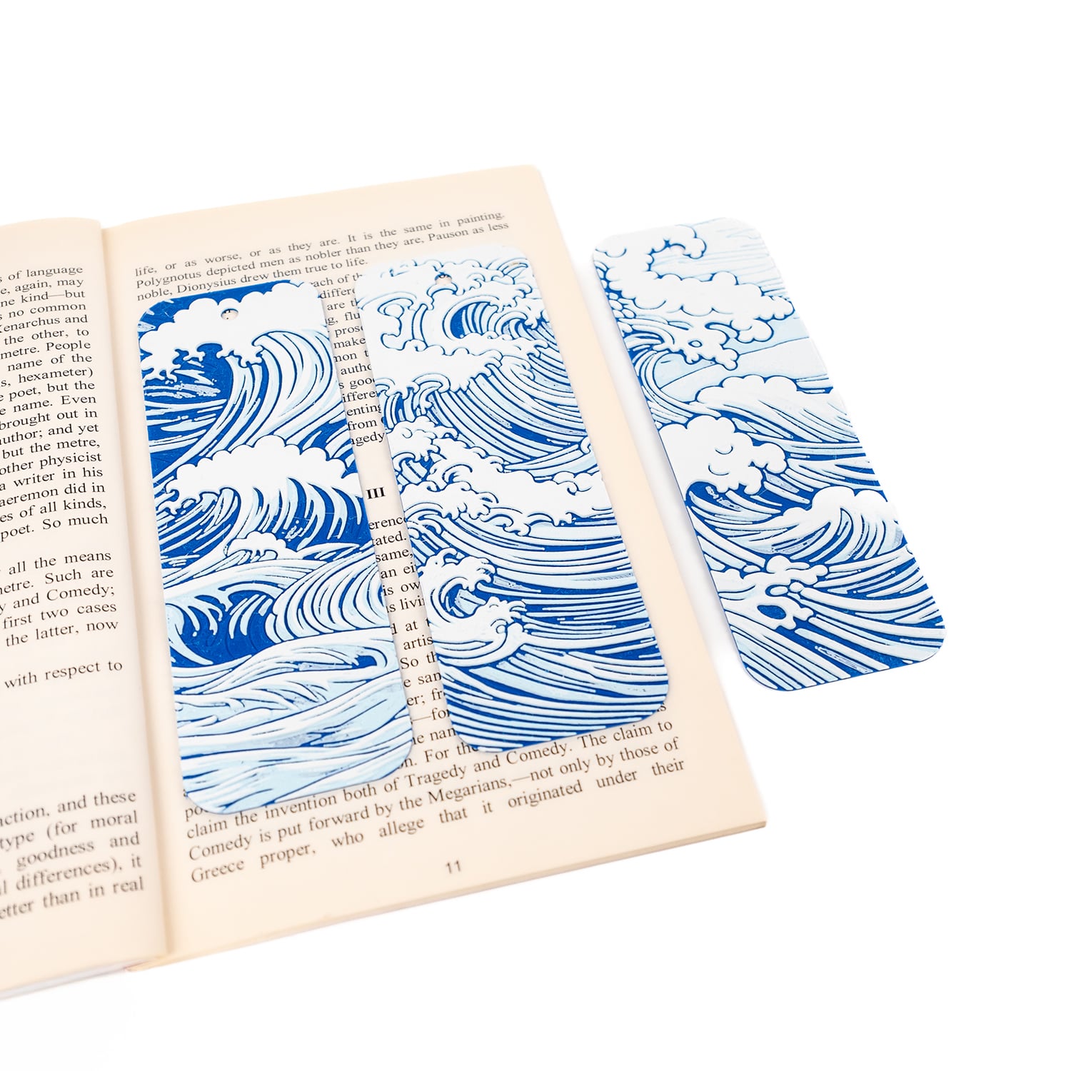 Wave Bookmarks 3d model