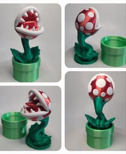 Fat bottom piranha plant 3d model