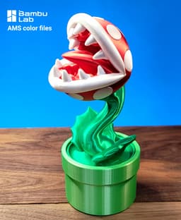 Fat bottom piranha plant 3d model