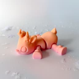 Deer Flexi and Sleigh 3d model