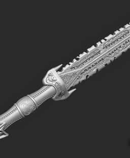 Irgun's knife 3d model