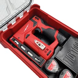 M12 Crown Stapler Organizer for Milwaukee Compact Packout (Version 2) 3d model
