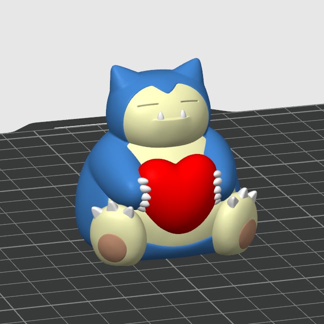 Valentine Snorlax 3d model