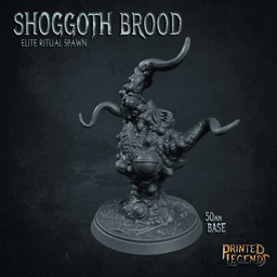 2x Shoggoth Spawns (50mm Bases) 3d model