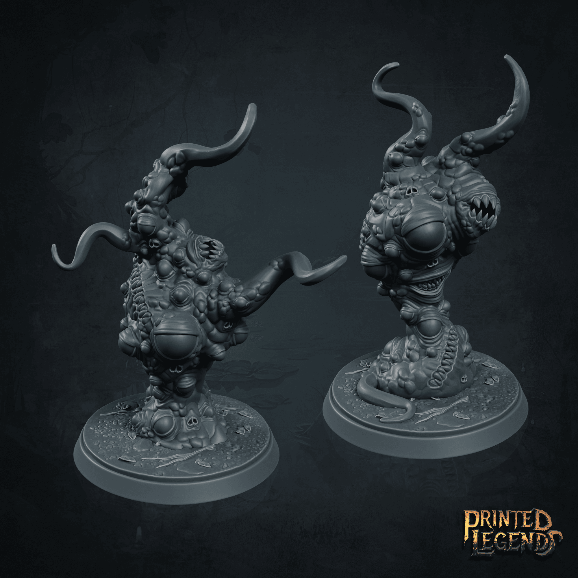 2x Shoggoth Spawns (50mm Bases) 3d model