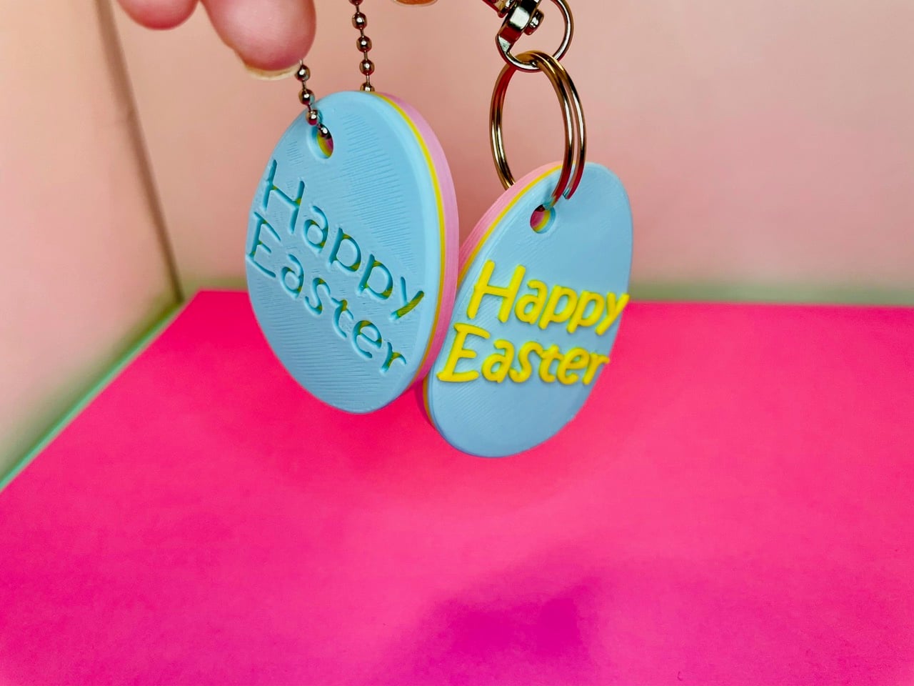 Easter Egg 8 Key Chain Assortment 3d model