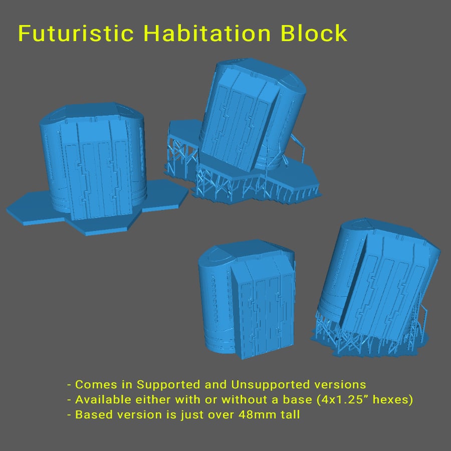 BattleTech Building Collection 01 3d model