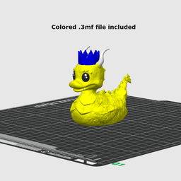 Dragon Duck (Partyhat) 3d model