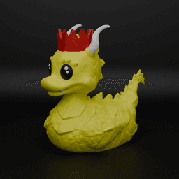 Dragon Duck (Partyhat) 3d model