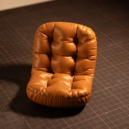 Puffy Lounge Couch 3d model