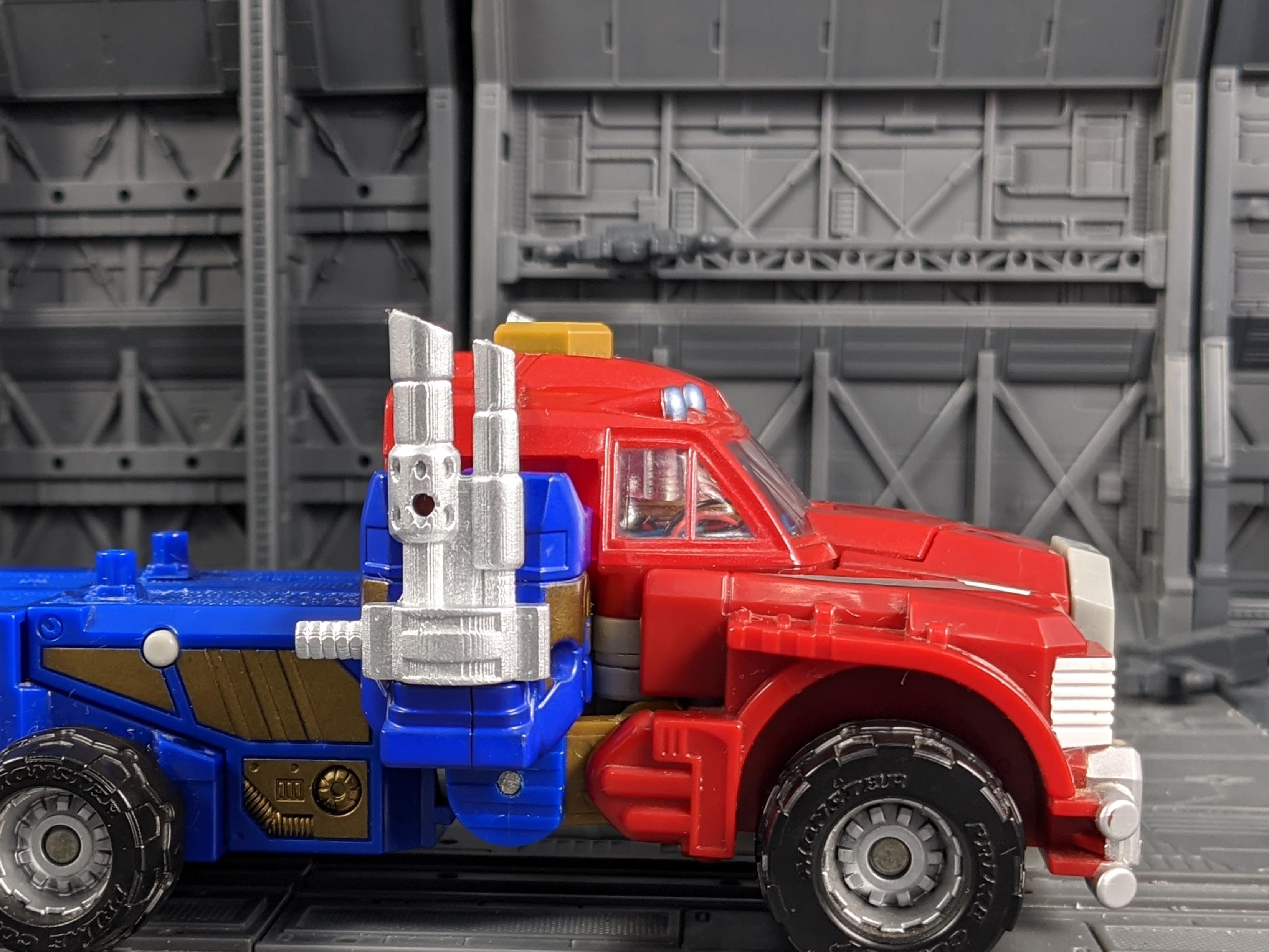 Transformers Armada 2003 Optimus Prime Replacement Smokestacks Set 3d model