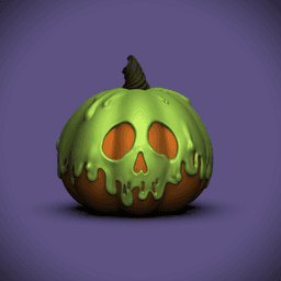 Poison Pumpkin (+Bambu 3mf Files) 3d model
