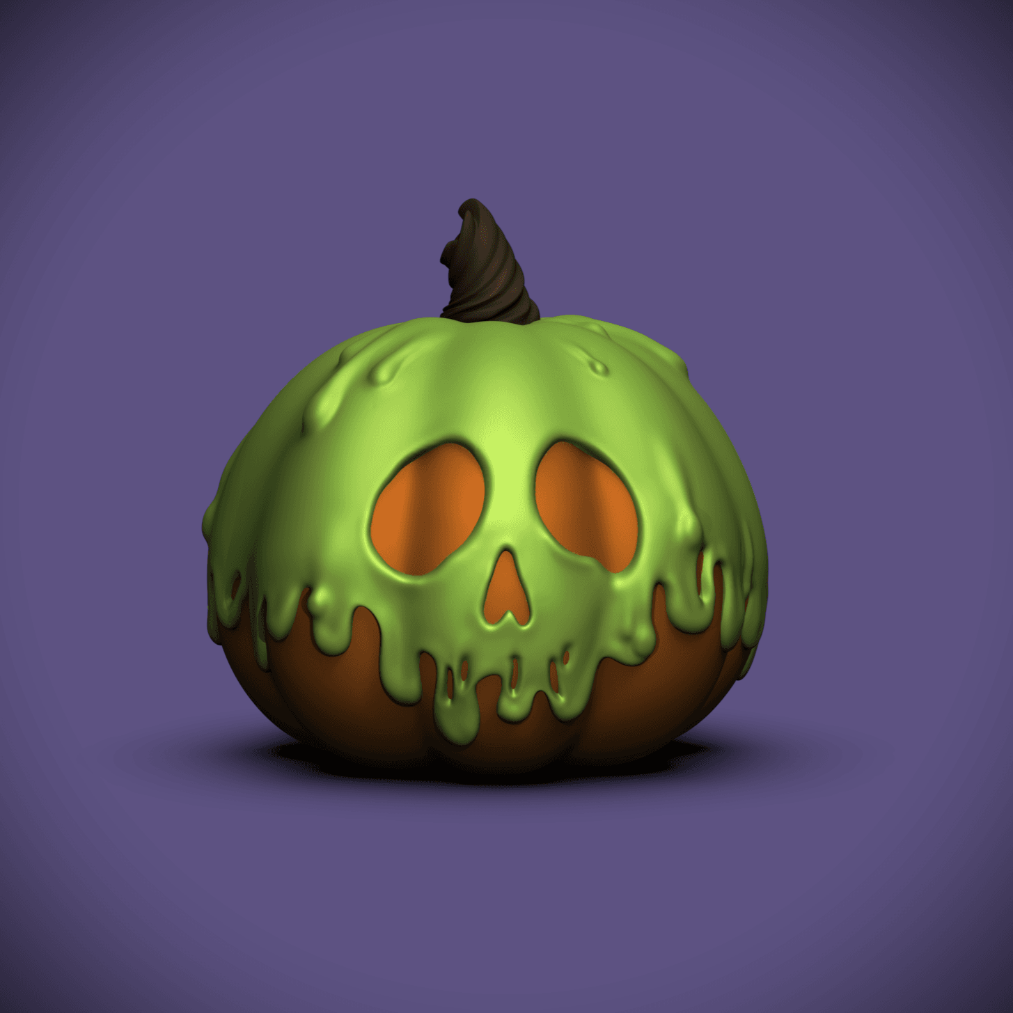 Poison Pumpkin (+Bambu 3mf Files) 3d model