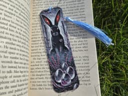 Shadowhop β 3D Printed Bookmark (HueForge Multi-Color Design) 3d model