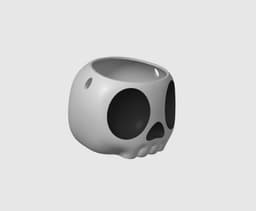 Skull Bin 3d model