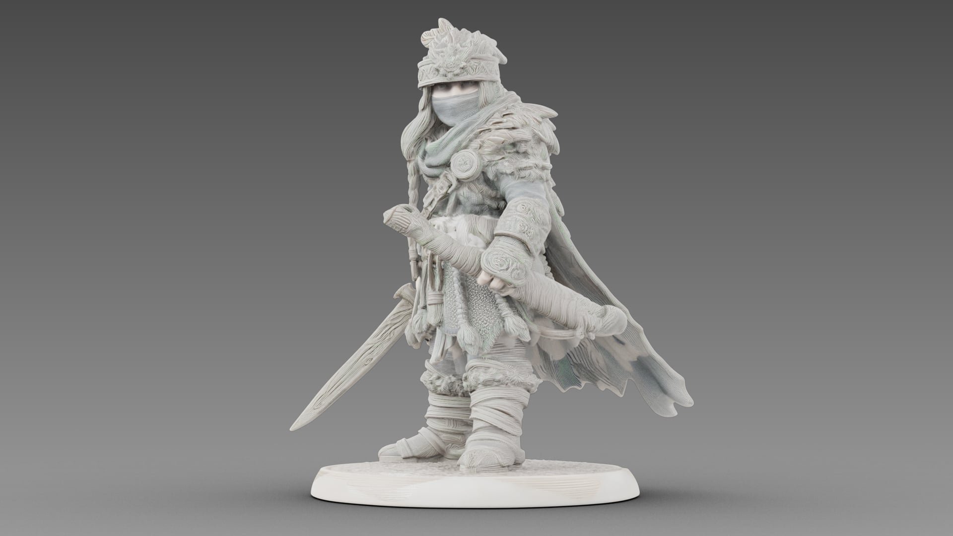 Woven Warrior 3d model