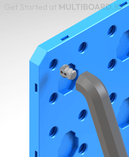 4x2 MU - Simple Bolt-Locked Shelf 3d model