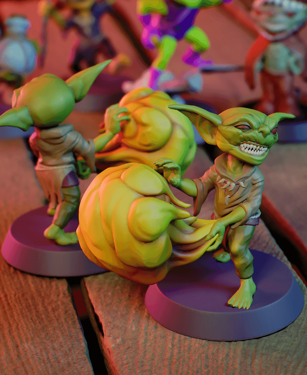 Scorch McBoomface the Fireball Goblin 3d model